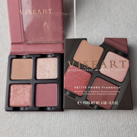 Viseart eyeshadow palettes bundle of 3 pink neutral - Picture 9 of 10